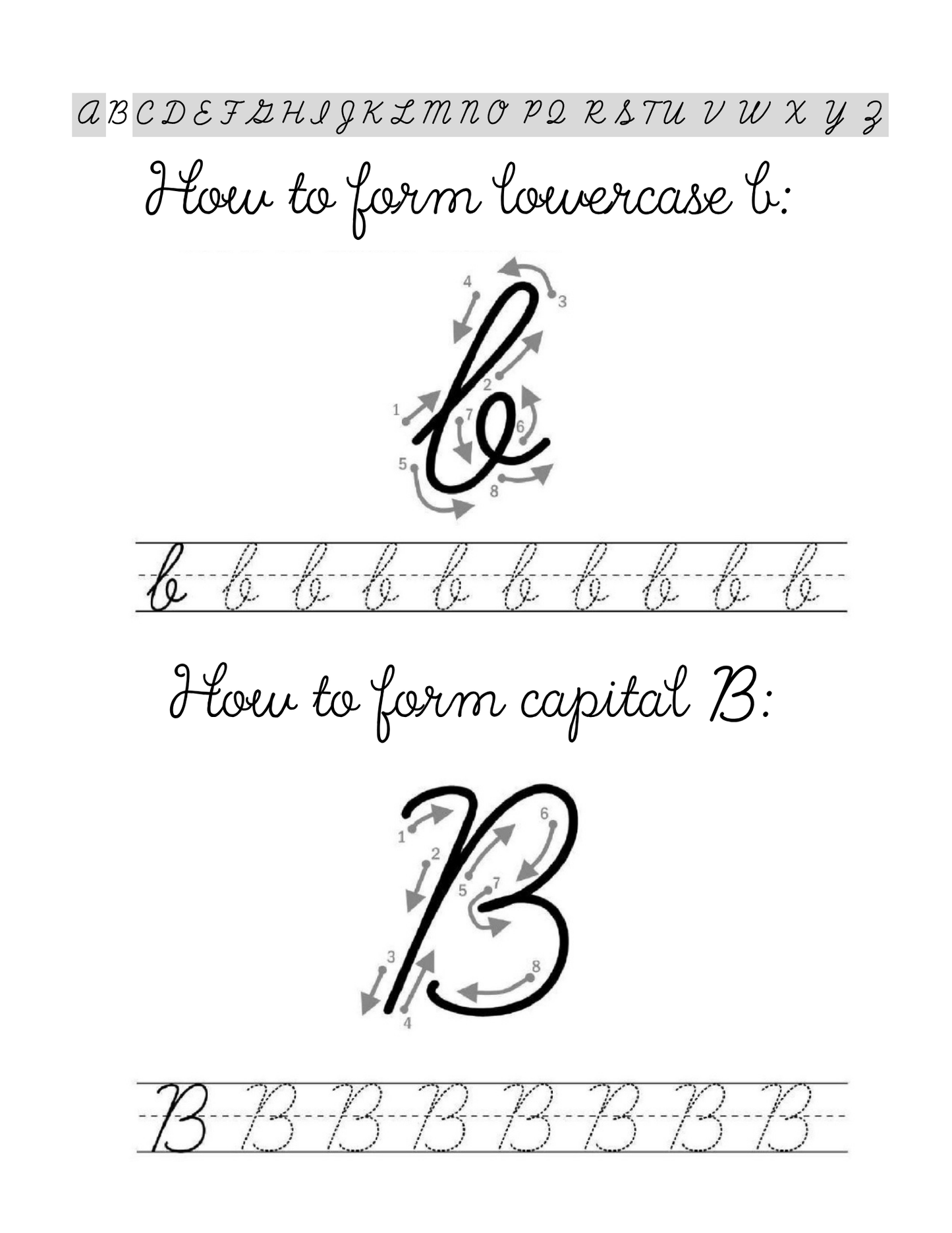 The Seven Day Cursive Reset