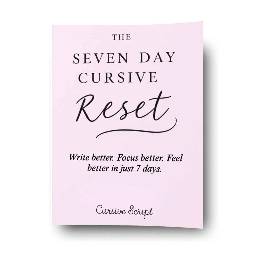 The Seven Day Cursive Reset